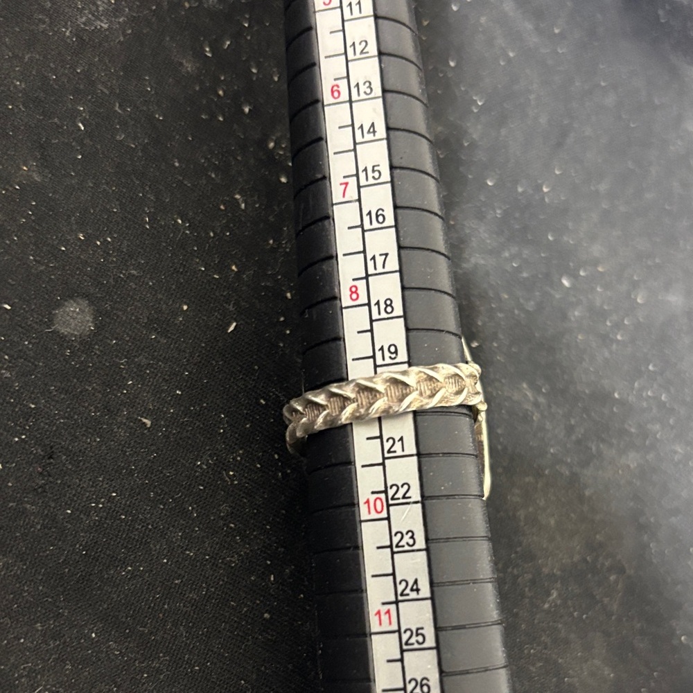 Turquoise Signed Native American Ring - image 8